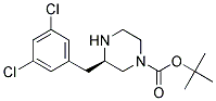 (R)-3-(3,5-DICHLORO-BENZYL)-PIPERAZINE-1-CARBOXYLIC ACID TERT-BUTYL ESTER Structure