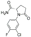 N-(3-CHLORO-4-FLUOROPHENYL)-5-OXOPROLINAMIDE Struktur