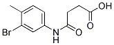 N-(3-BROMO-4-METHYL-PHENYL)-SUCCINAMIC ACID Struktur