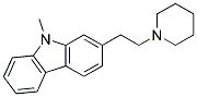 9-METHYL-2-(2-PIPERIDIN-1-YL-ETHYL)-9H-CARBAZOLE Struktur