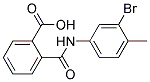 N-(3-BROMO-4-METHYL-PHENYL)-PHTHALAMIC ACID Struktur