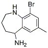 9-BROMO-7-METHYL-2,3,4,5-TETRAHYDRO-1H-BENZO[B]AZEPIN-5-YLAMINE Struktur