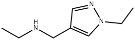 ETHYL-(1-ETHYL-1H-PYRAZOL-4-YLMETHYL)-AMINE Struktur