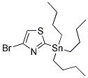 4-BROMO-2-(TRIBUTYLSTANNYL)THIAZOLE Struktur