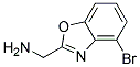 (4-BROMOBENZO[D]OXAZOL-2-YL)METHANAMINE Struktur