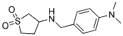 N-(4-(DIMETHYLAMINO)BENZYL)TETRAHYDROTHIOPHEN-3-AMINE 1,1-DIOXIDE Struktur