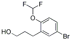 3-(5-BROMO-2-DIFLUOROMETHOXY-PHENYL)-PROPAN-1-OL Struktur