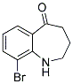 9-BROMO-1,2,3,4-TETRAHYDRO-BENZO[B]AZEPIN-5-ONE Struktur