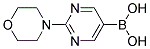 (2-MORPHOLIN-4-YLPYRIMIDIN-5-YL)BORONIC ACID Struktur