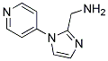 C-(1-PYRIDIN-4-YL-1H-IMIDAZOL-2-YL)-METHYLAMINE Struktur