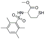 HOMOCYSTEINE, S-METHYL-N-[(2,3,5,6-TETRAMETHYLPHENYL)SULFONYL]- Struktur