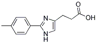 3-(2-P-TOLYL-1H-IMIDAZOL-4-YL)-PROPIONIC ACID Struktur