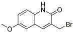 3-BROMOMETHYL-6-METHOXY-1H-QUINOLIN-2-ONE Struktur