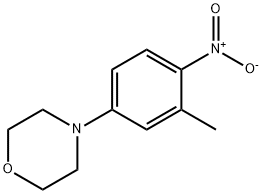 4-(3-METHYL-4-NITRO-PHENYL)MORPHOLINE Struktur