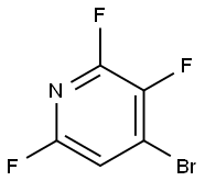 4-BROMO-2,3,6-TRIFLUORO-PYRIDINE Struktur