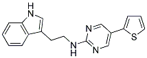 N-[2-(1H-INDOL-3-YL)ETHYL]-5-THIEN-2-YLPYRIMIDIN-2-AMINE Struktur