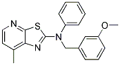 N-(3-METHOXYBENZYL)-7-METHYL-N-PHENYL[1,3]THIAZOLO[5,4-B]PYRIDIN-2-AMINE Struktur