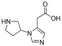 (3-PYRROLIDIN-3-YL-3H-IMIDAZOL-4-YL)-ACETIC ACID Struktur