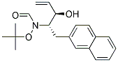 (TERT-BUTOXY)-N-[2(R,S)-HYDROXY-1(S)-(2-NAPHTHYLMETHYL)BUT-3-ENYL]FORMAMIDE Struktur