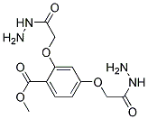 METHYL 2,4-BIS(2-HYDRAZINO-2-OXOETHOXY)BENZOATE Struktur