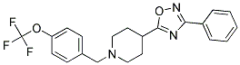 4-(3-PHENYL-1,2,4-OXADIAZOL-5-YL)-1-[4-(TRIFLUOROMETHOXY)BENZYL]PIPERIDINE Struktur