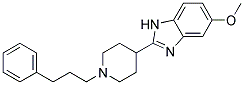 5-METHOXY-2-[1-(3-PHENYLPROPYL)PIPERIDIN-4-YL]-1H-BENZIMIDAZOLE Struktur