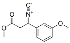 METHYL-3-ISOCYANO-(3-METHOXYPHENYL)PROPIONATE Struktur