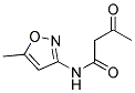 N-(5-METHYLISOXAZOL-3-YL)-3-OXOBUTANAMIDE Struktur