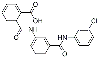 N-[3-(3-CHLORO-PHENYLCARBAMOYL)-PHENYL]-PHTHALAMIC ACID Struktur