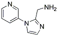 C-(1-PYRIDIN-3-YL-1H-IMIDAZOL-2-YL)-METHYLAMINE Struktur