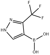 5-TRIFLUOROMETHYL-1H-PYRAZOL-4-YLBORONIC ACID Structure