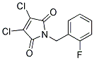 3,4-DICHLORO-1-(2-FLUOROBENZYL)-1H-PYRROLE-2,5-DIONE Struktur