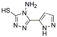 4-AMINO-5-(2H-PYRAZOL-3-YL)-4H-[1,2,4]TRIAZOLE-3-THIOL Struktur