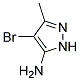 4-BROMO-5-METHYL-2H-PYRAZOL-3-YLAMINE Struktur