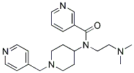 N-[2-(DIMETHYLAMINO)ETHYL]-N-[1-(PYRIDIN-4-YLMETHYL)PIPERIDIN-4-YL]NICOTINAMIDE Struktur