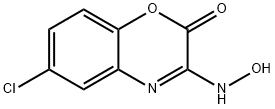 6-CHLORO-2H-1,4-BENZOXAZINE-2,3(4H)-DIONE 3-OXIME Struktur