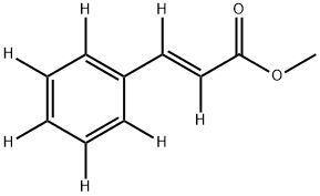 METHYL TRANS-CINNAMATE-D7 Struktur