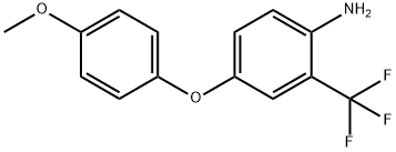 4-(4-METHOXYPHENOXY)-2-(TRIFLUOROMETHYL)ANILINE Struktur