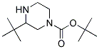 3-TERT-BUTYL-PIPERAZINE-1-CARBOXYLIC ACID TERT-BUTYL ESTER Struktur