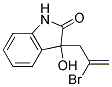 3-(2-BROMO-ALLYL)-3-HYDROXY-1,3-DIHYDRO-INDOL-2-ONE Struktur