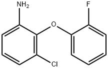 3-CHLORO-2-(2-FLUOROPHENOXY)ANILINE Struktur