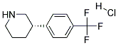 (S)-3-(4-TRIFLUOROMETHYL-PHENYL)-PIPERIDINE HCL Struktur