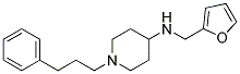 N-(2-FURYLMETHYL)-1-(3-PHENYLPROPYL)PIPERIDIN-4-AMINE Struktur