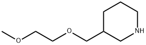 3-[(2-METHOXYETHOXY)METHYL]PIPERIDINE Struktur