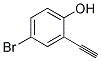 4-BROMO-2-ETHYNYL-PHENOL Struktur