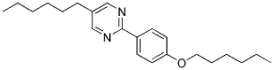 5-N-HEXYL-2-[4-(N-HEXYLOXY)PHENYL]PYRIMIDINE Struktur