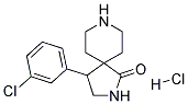 4-(3-CHLOROPHENYL)-2,8-DIAZASPIRO[4.5]DECAN-1-ONE HYDROCHLORIDE Struktur