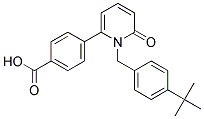 4-[1-(4-TERT-BUTYLBENZYL)-6-OXO-1,6-DIHYDROPYRIDIN-2-YL]BENZOIC ACID Struktur