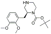 (S)-2-(2,3-DIMETHOXY-BENZYL)-PIPERAZINE-1-CARBOXYLIC ACID TERT-BUTYL ESTER Struktur