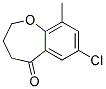 7-CHLORO-9-METHYL-3,4-DIHYDRO-2H-BENZO[B]OXEPIN-5-ONE Struktur